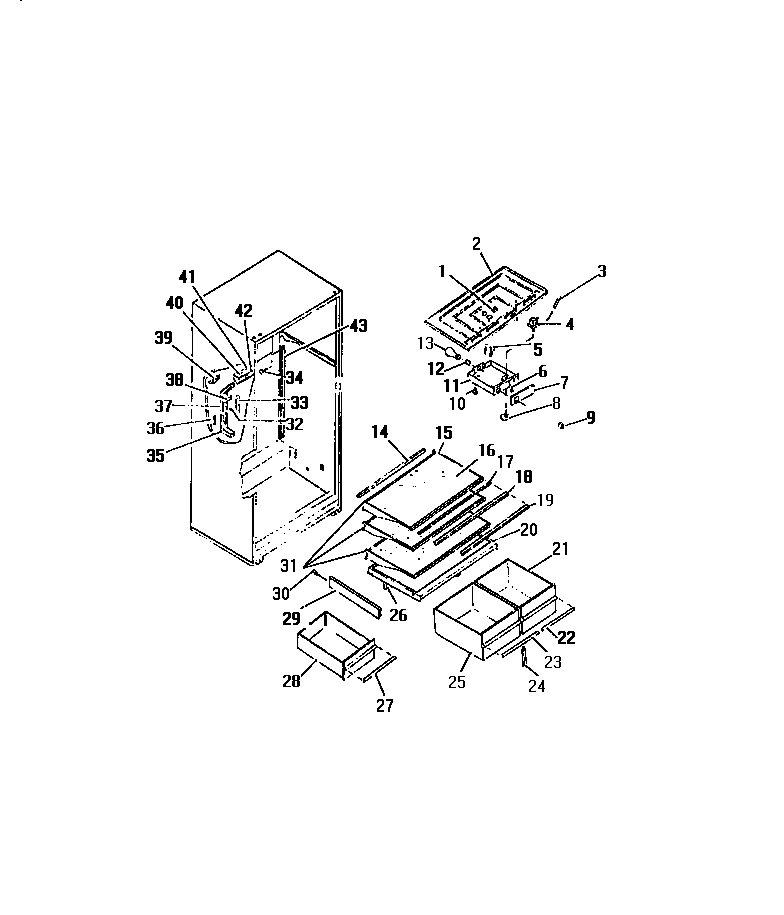 06 - INTERIOR FOOD COMPARTMENT