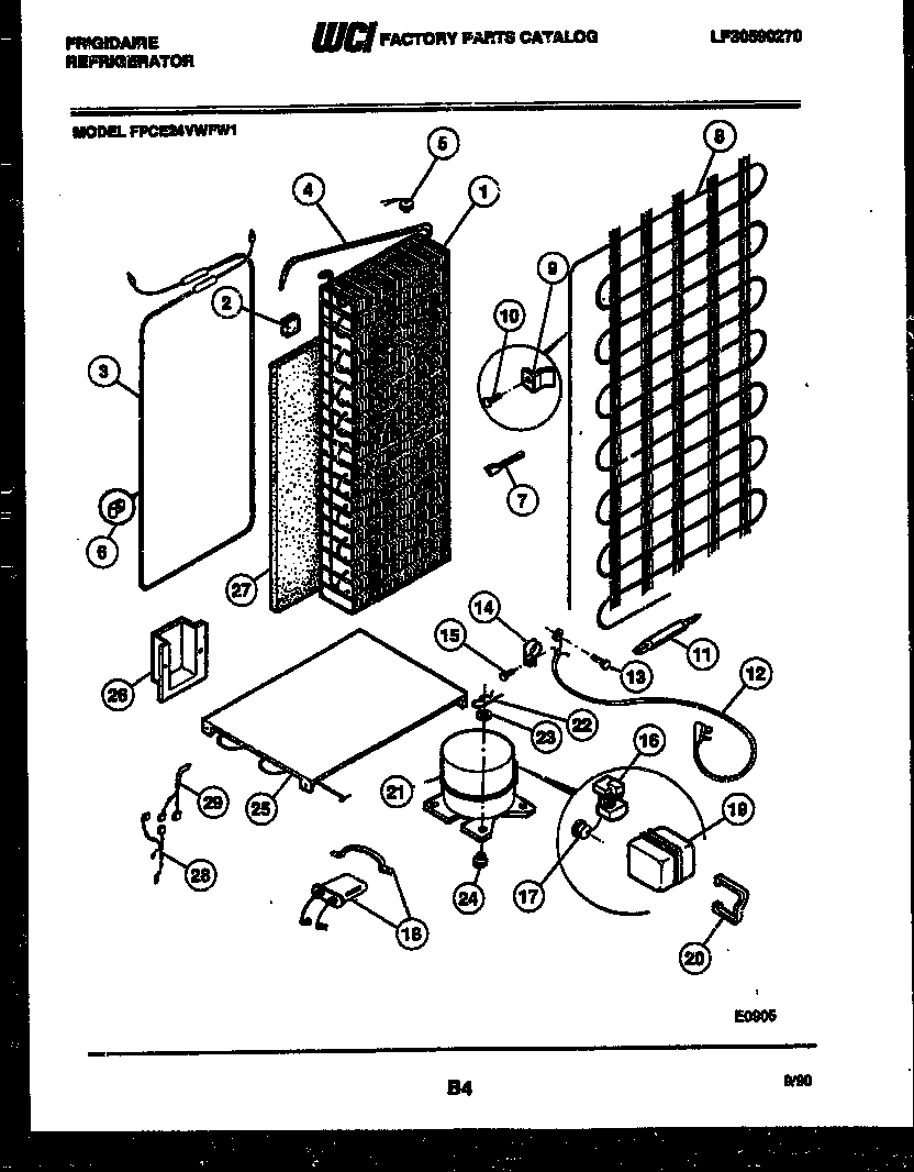 10 - SYSTEM AND AUTOMATIC DEFROST PARTS