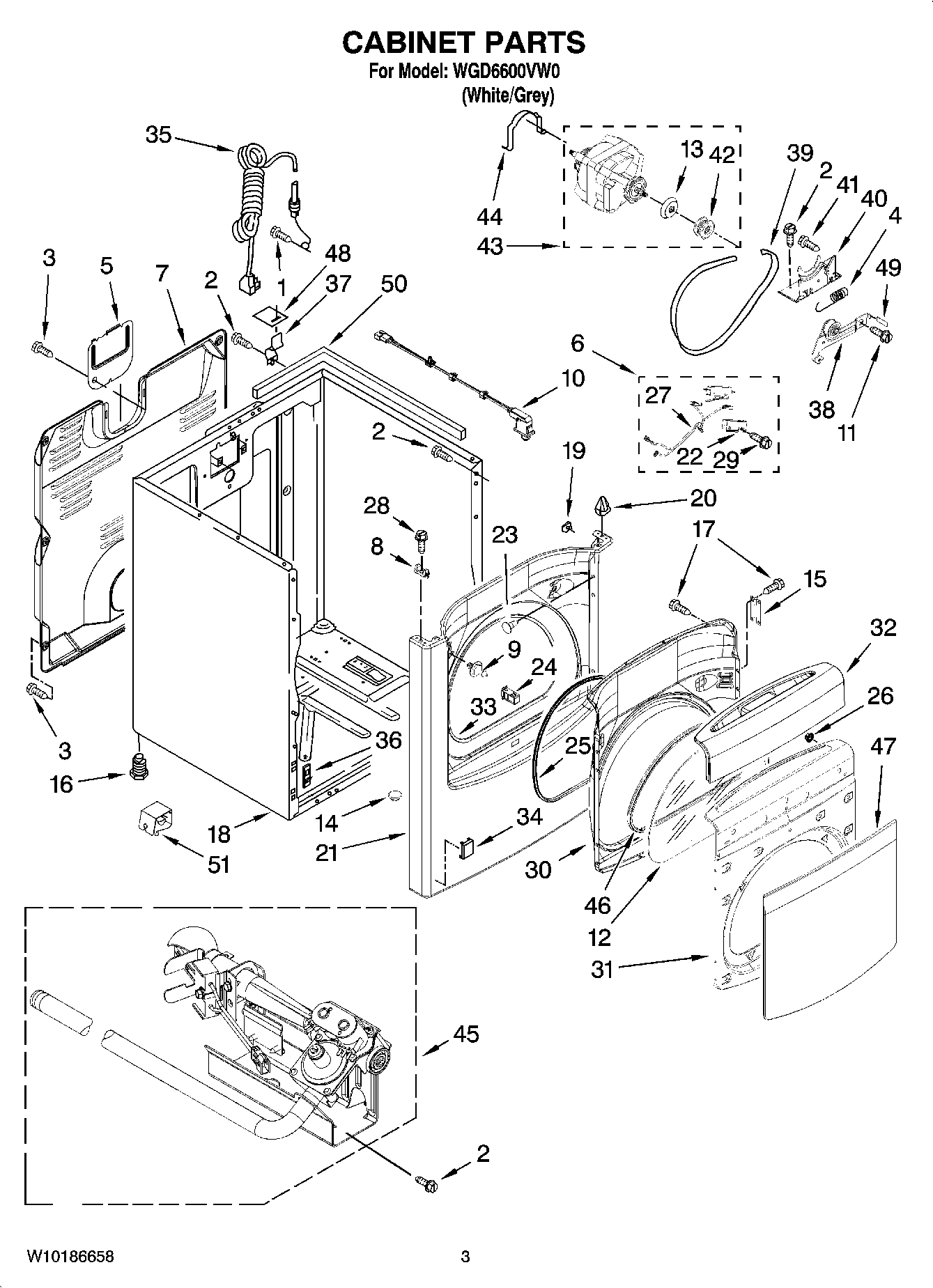 02 - CABINET PARTS