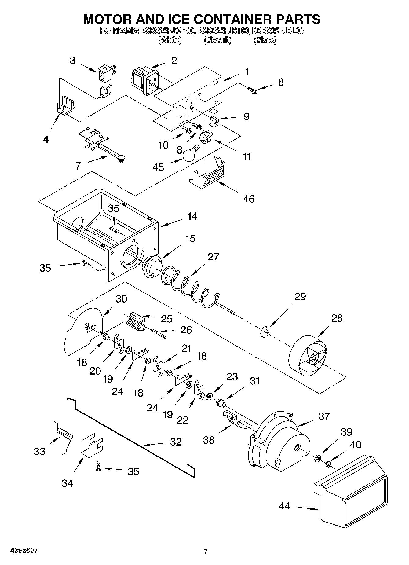 05 - MOTOR AND ICE CONTAINER
