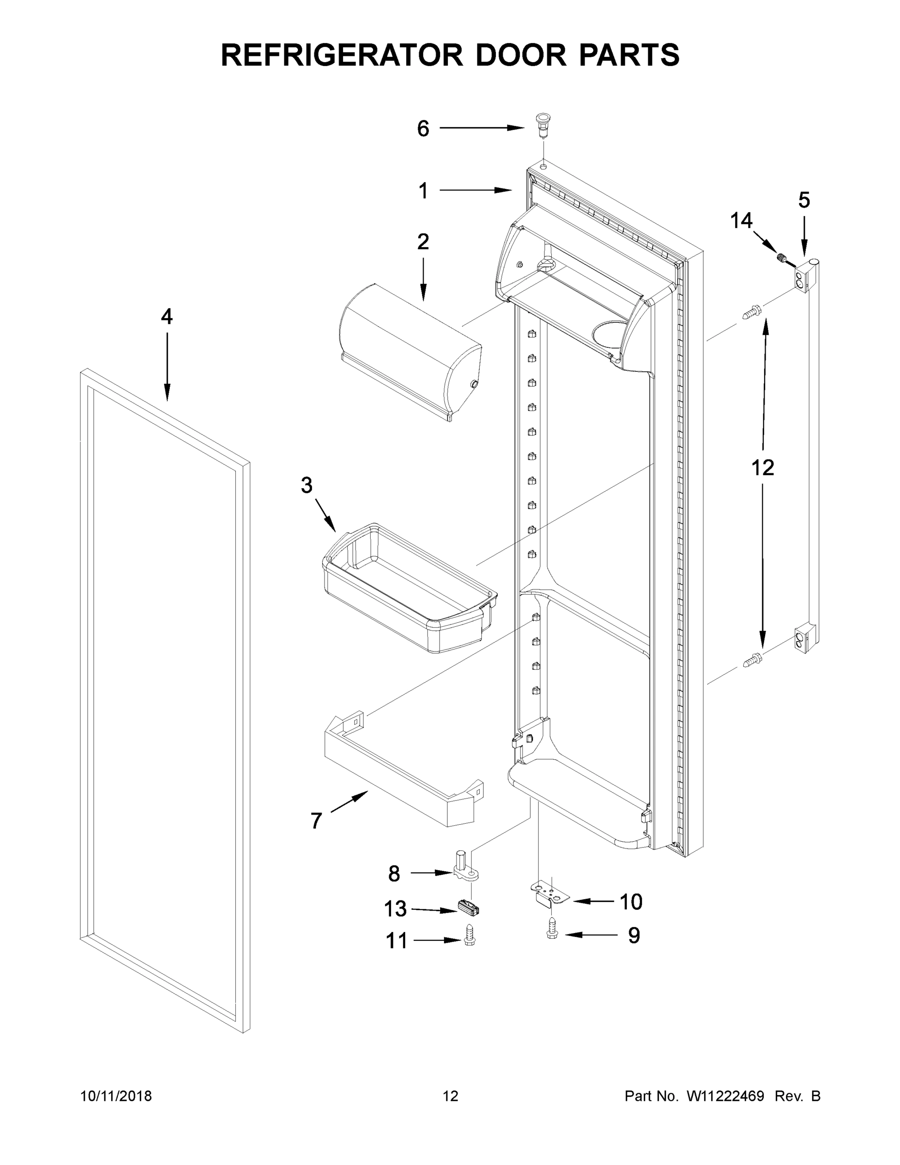 07 - REFRIGERATOR DOOR PARTS