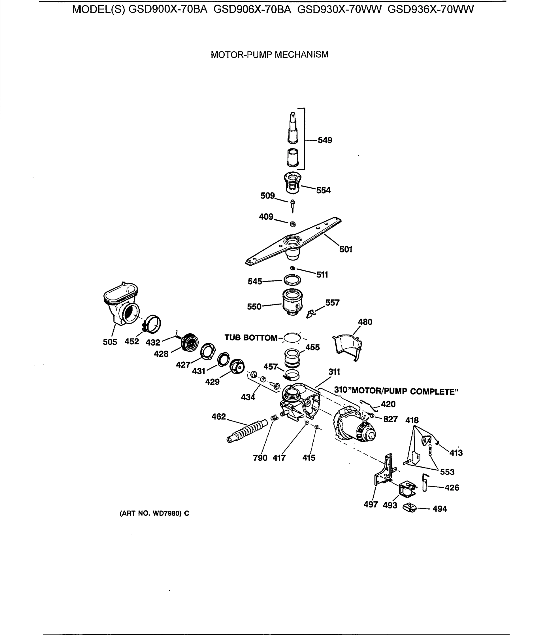 MOTOR-PUMP MECHANISM