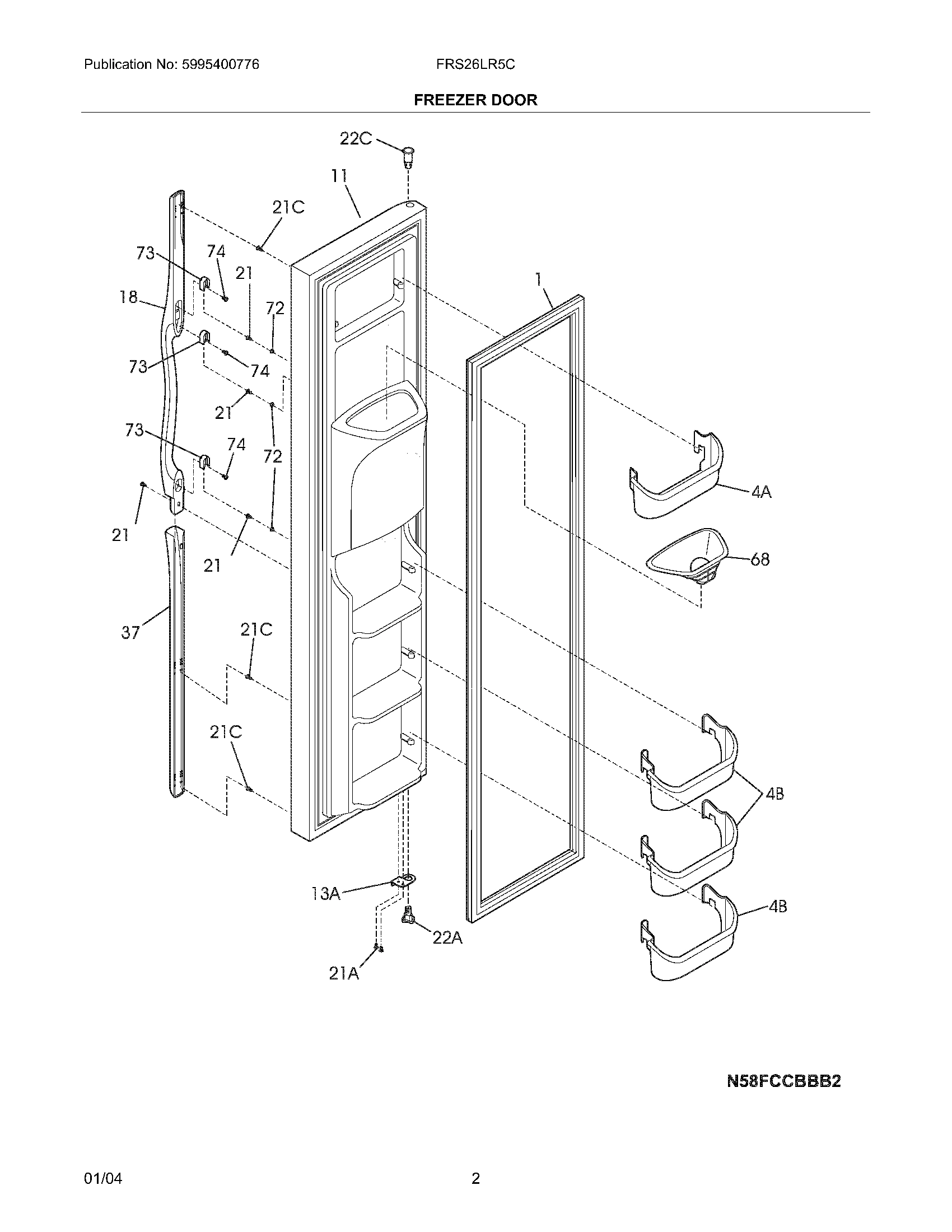 03 - FREEZER DOOR