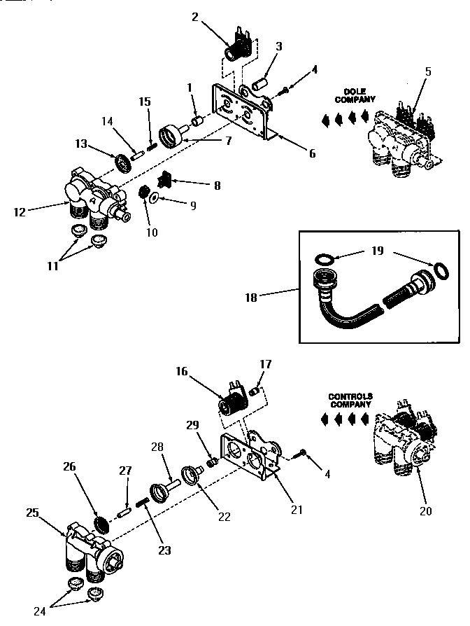 01 - 25832 AND 25833 MIXING VALVE ASSEMBLIES