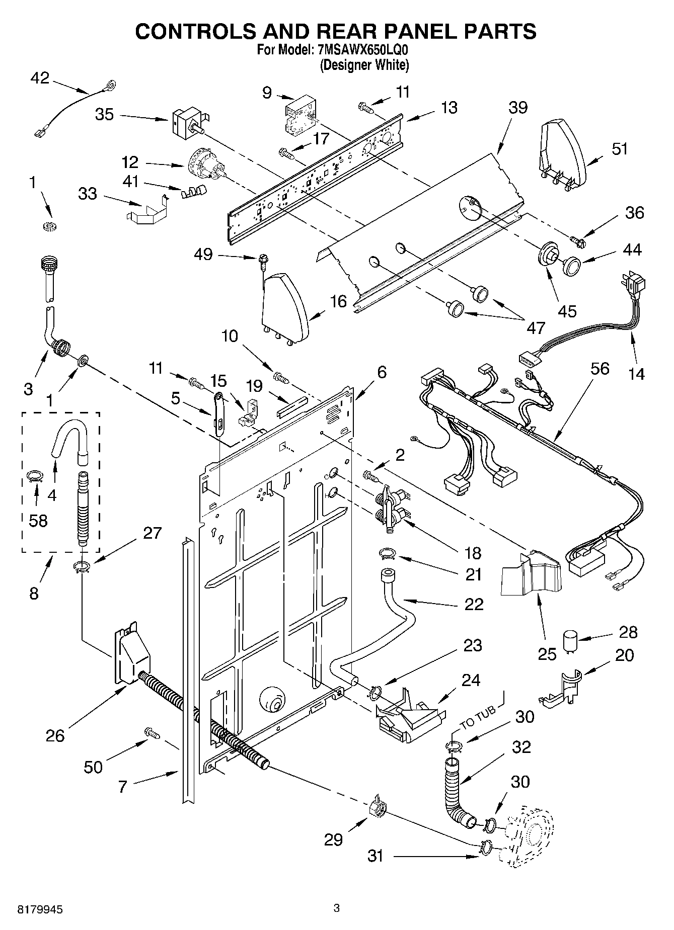 03 - CONTROLS/REAR PANEL PARTS