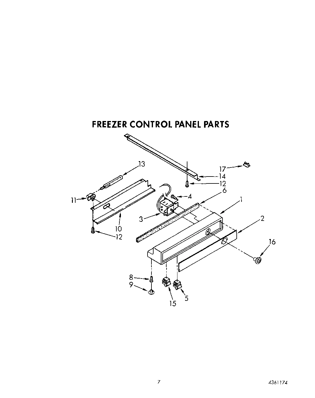 05 - FREEZER CONTROL PANEL