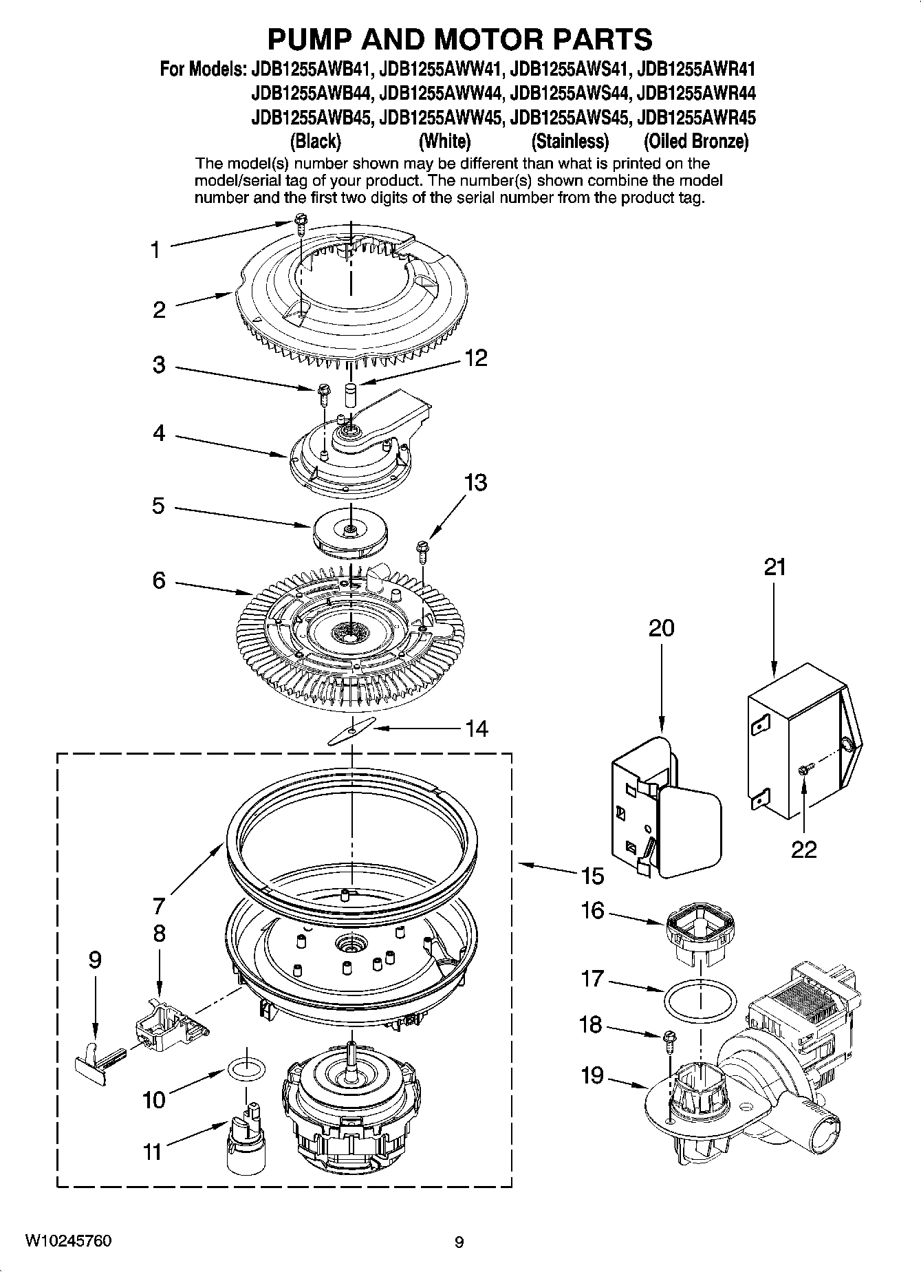 08 - PUMP AND MOTOR PARTS