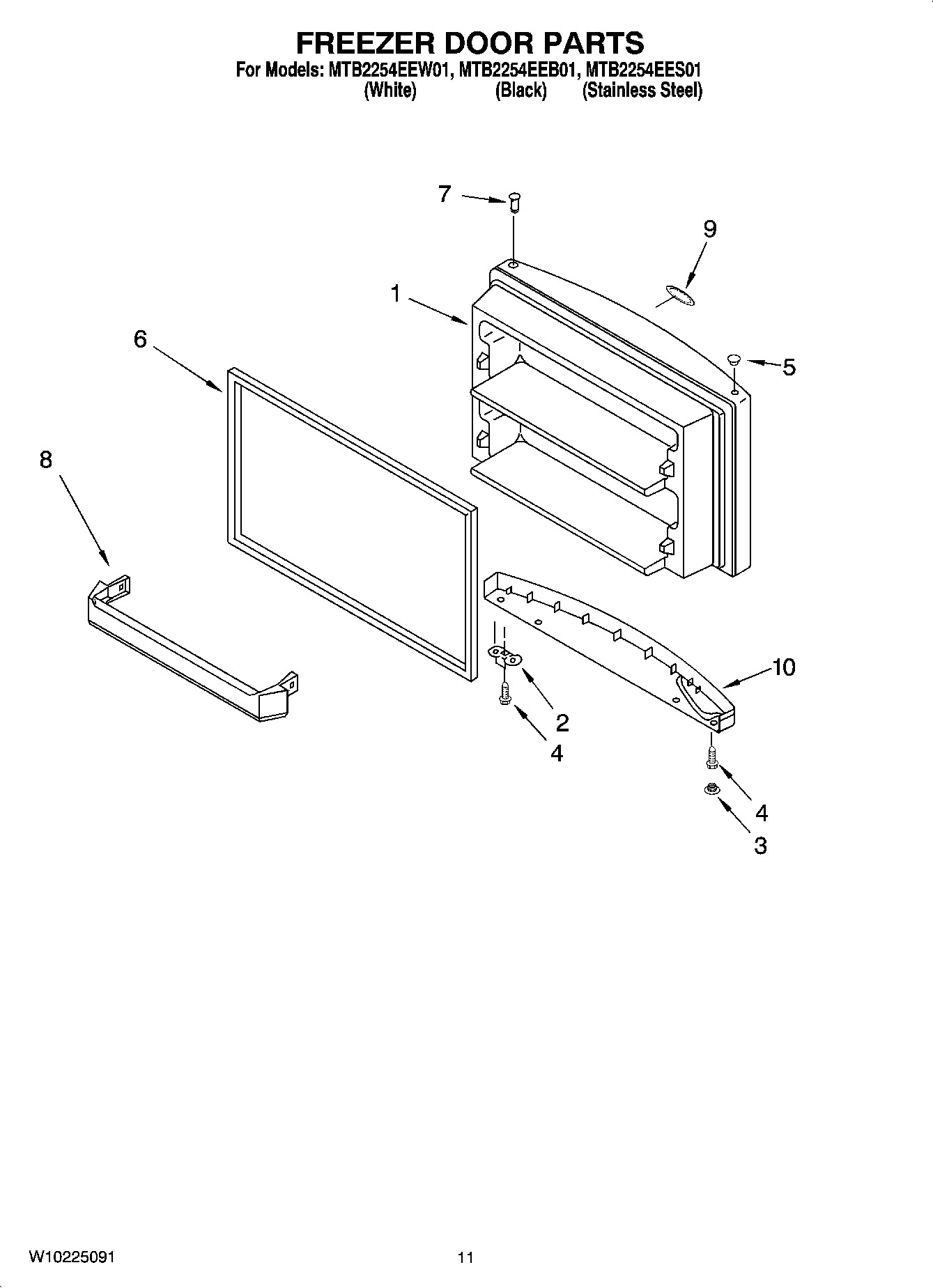 06 - FREEZER DOOR PARTS, OPTIONAL PARTS