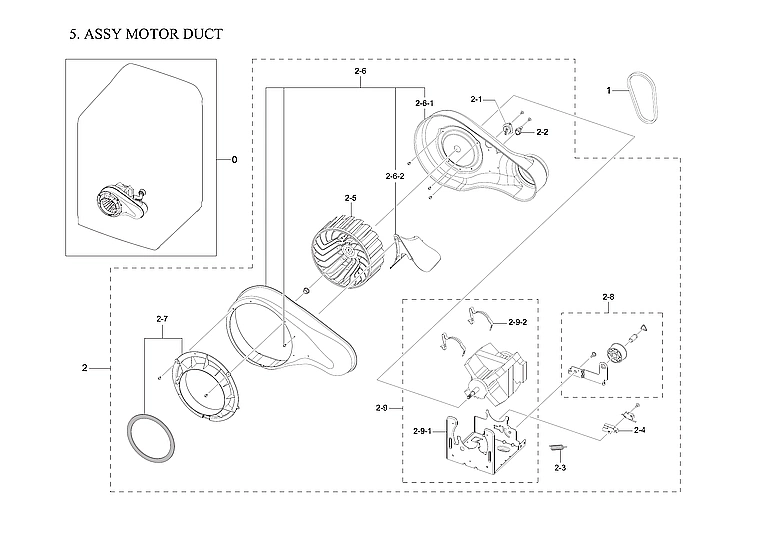Motor Duct Assembly