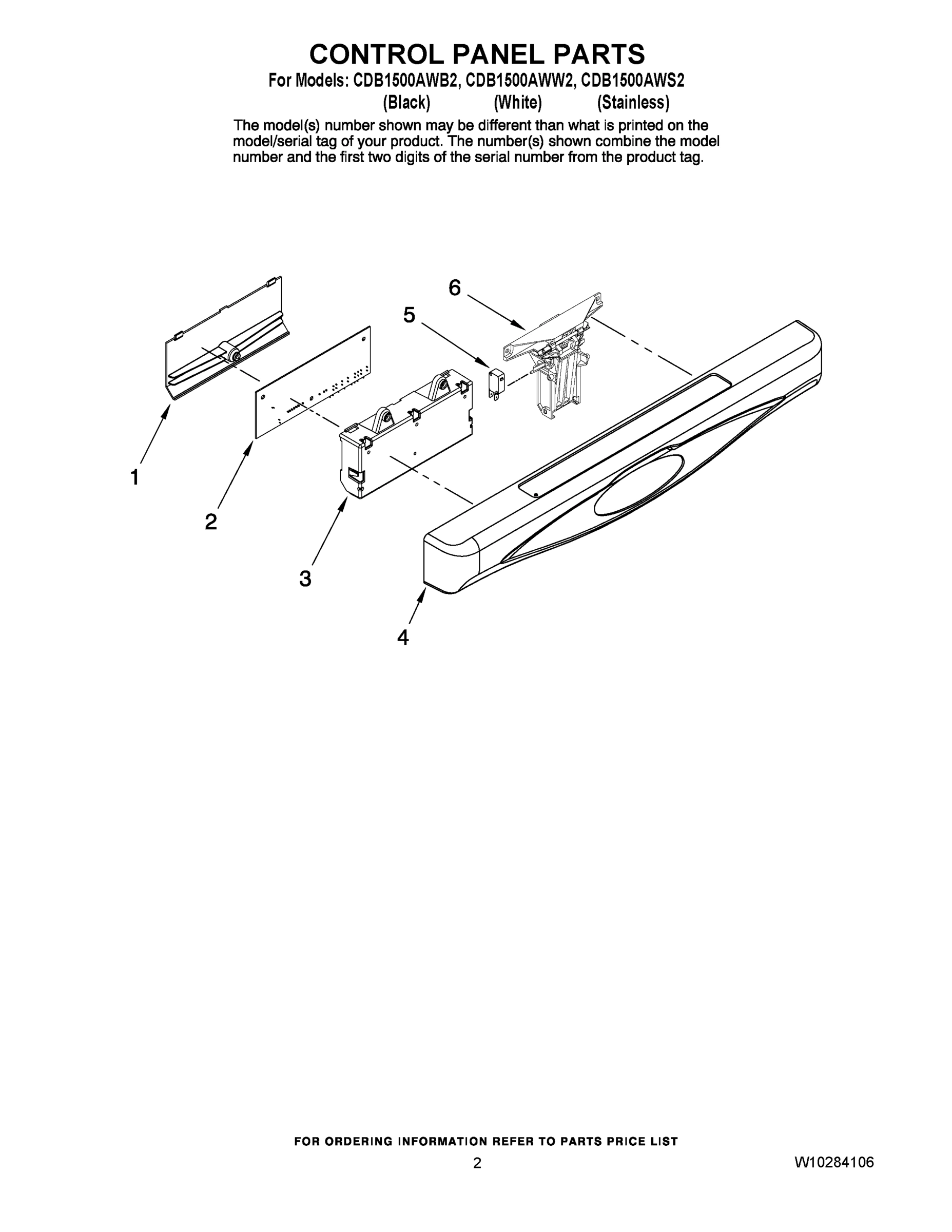02 - CONTROL PANEL PARTS