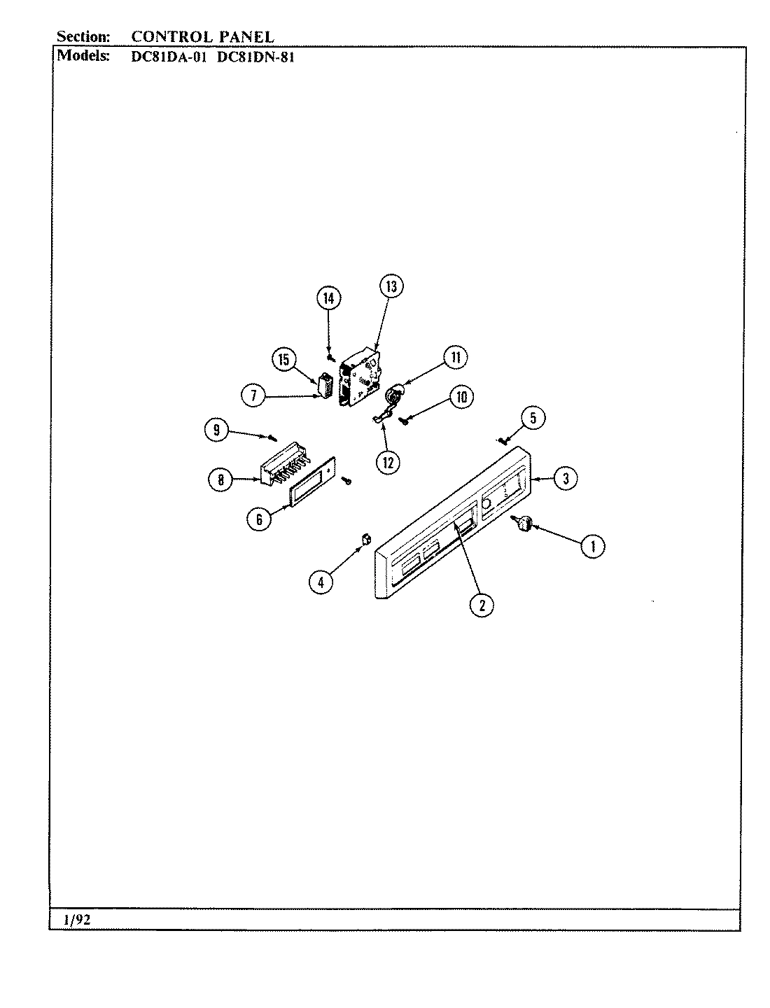 01 - CONTROL PANEL