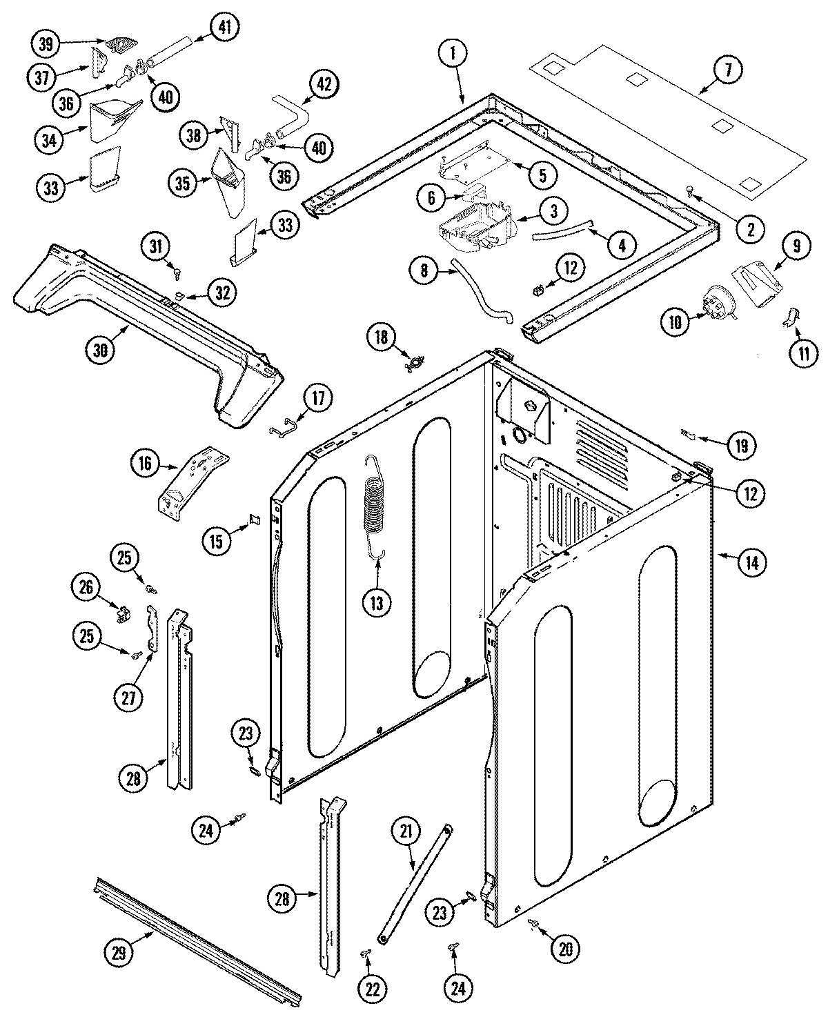 03 - CABINET-FRONT (WASHER)