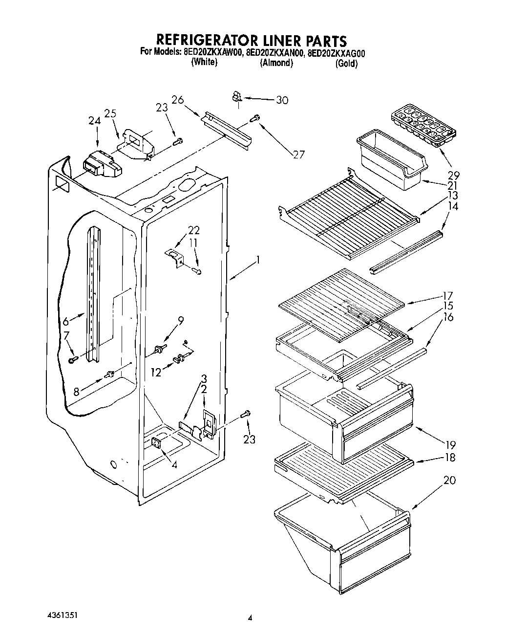 03 - REFRIGERATOR LINER