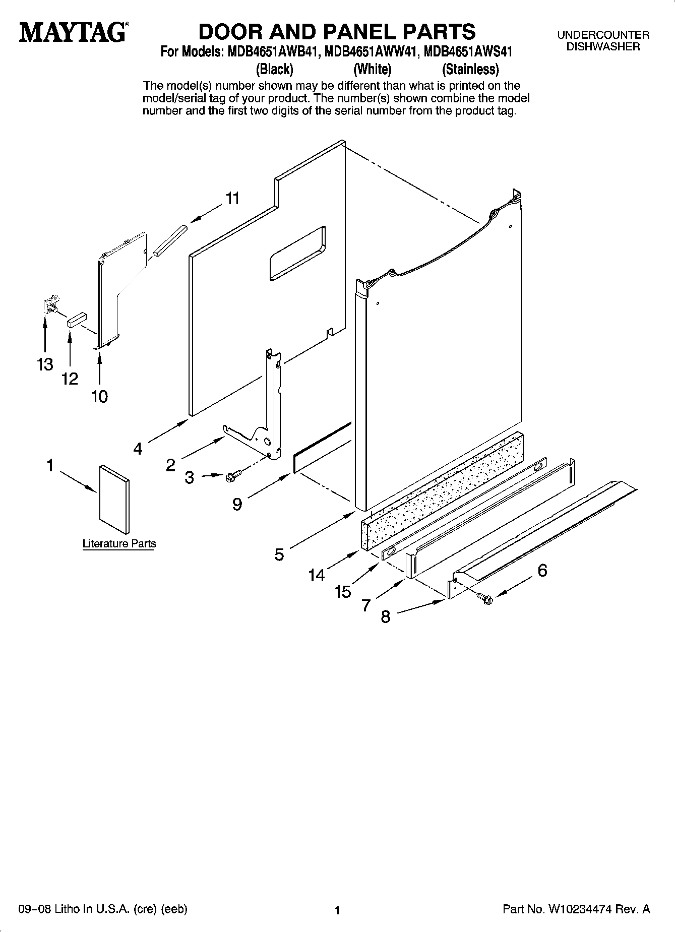 01 - DOOR AND PANEL PARTS