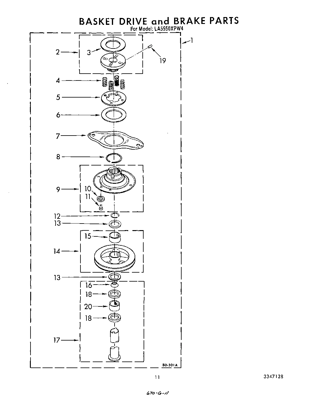 09 - BASKET DRIVE AND BRAKE