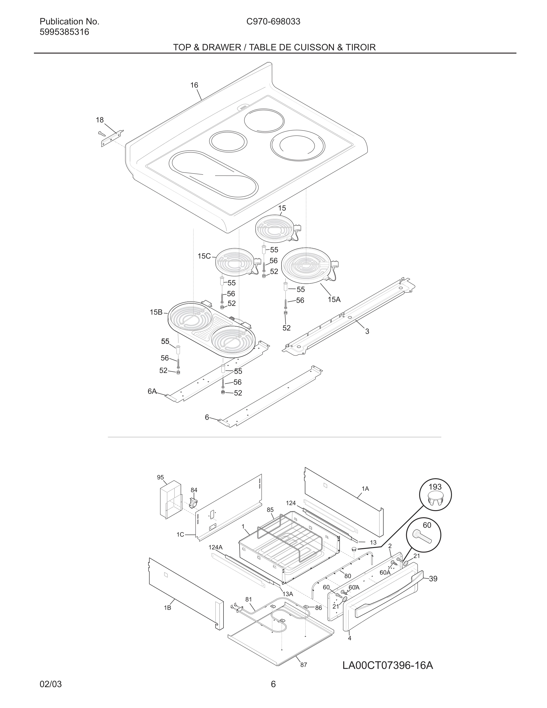 07 - TOP & DRAWER / TABLE DE CUISSON & TIROIR