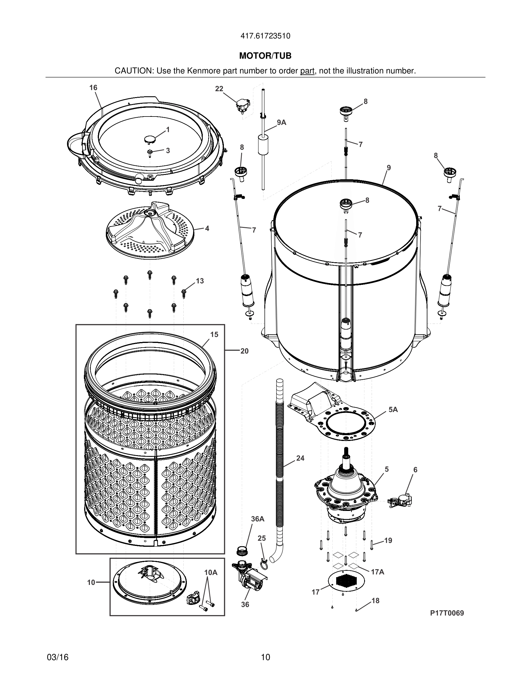 11 - MOTOR/TUB