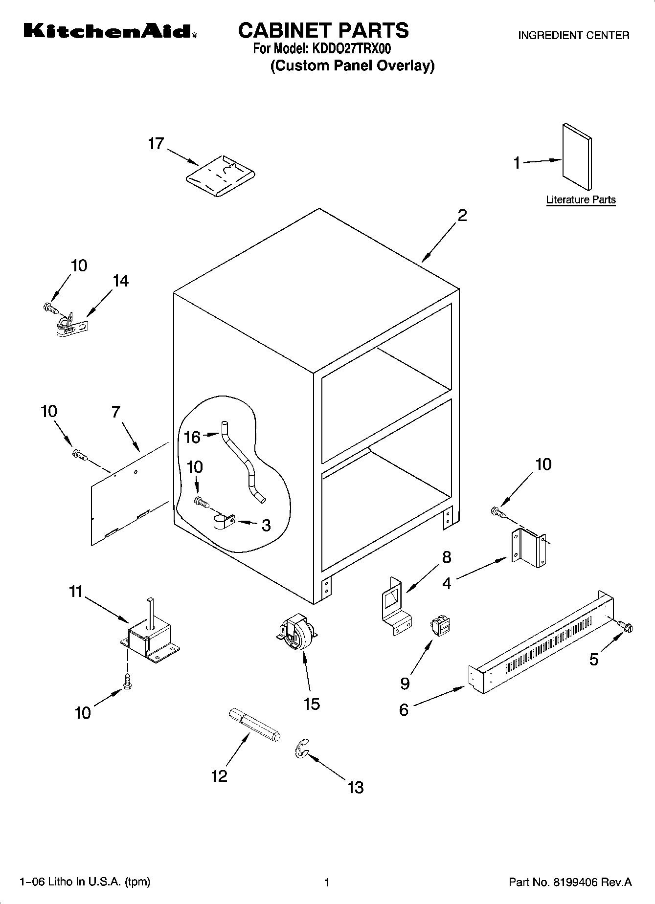 01 - CABINET PARTS