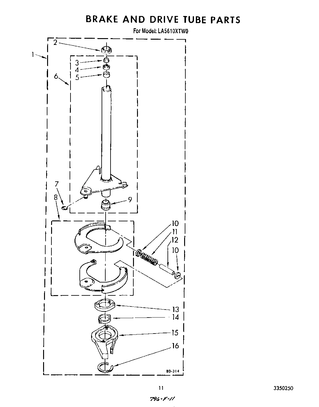09 - BRAKE AND DRIVE TUBE