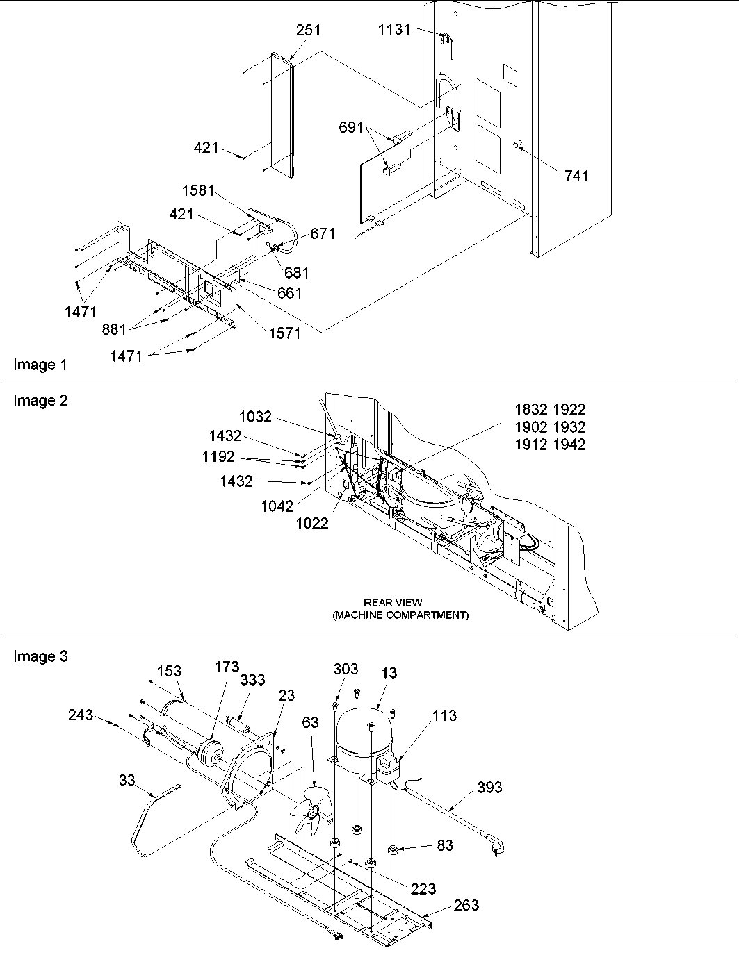 02 - Cabinet Back and Compressor