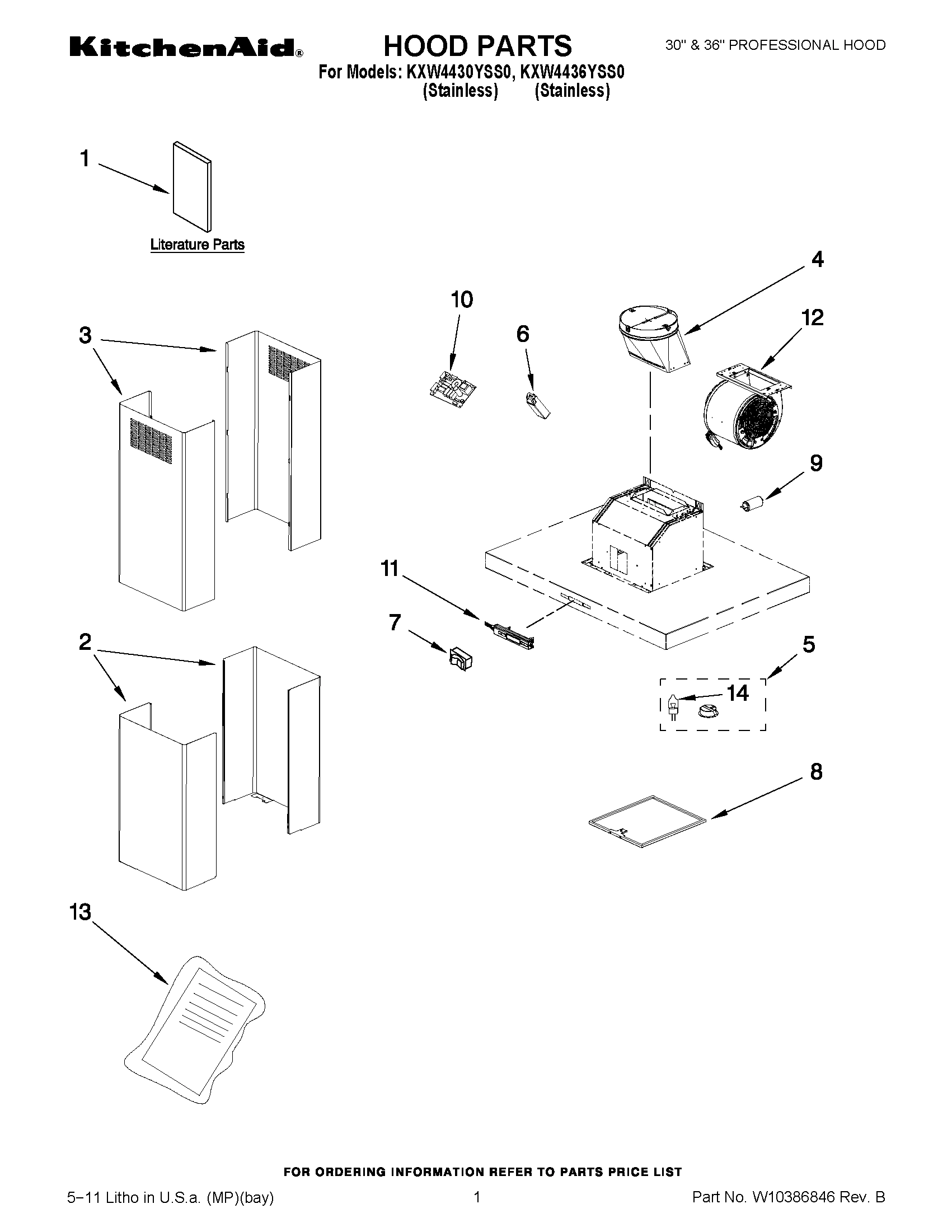01 - HOOD PARTS