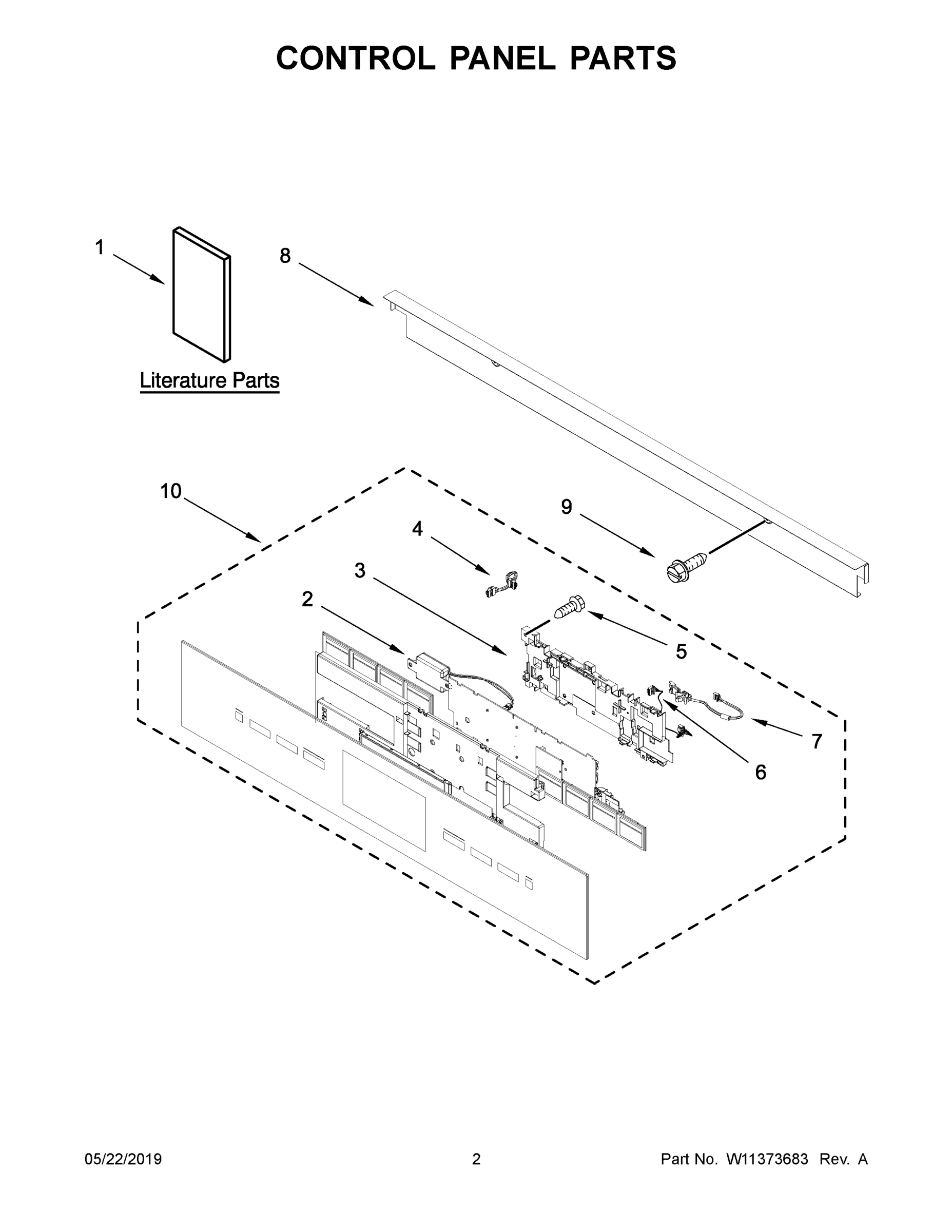 02 - CONTROL PANEL PARTS