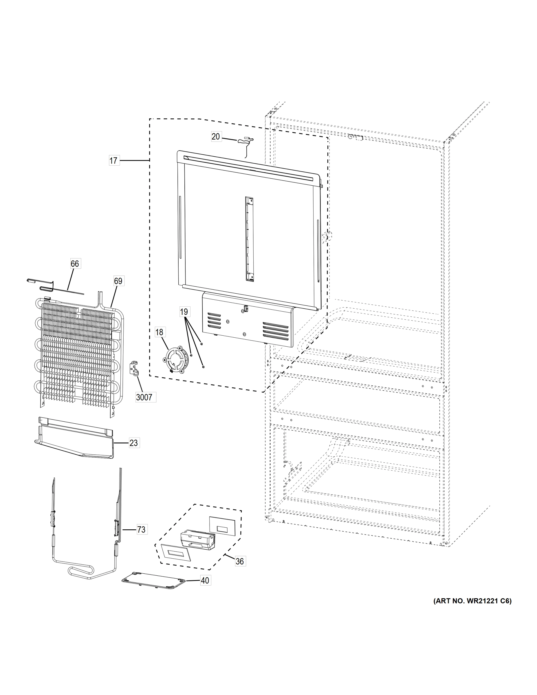 REFRIGERATOR SECTION