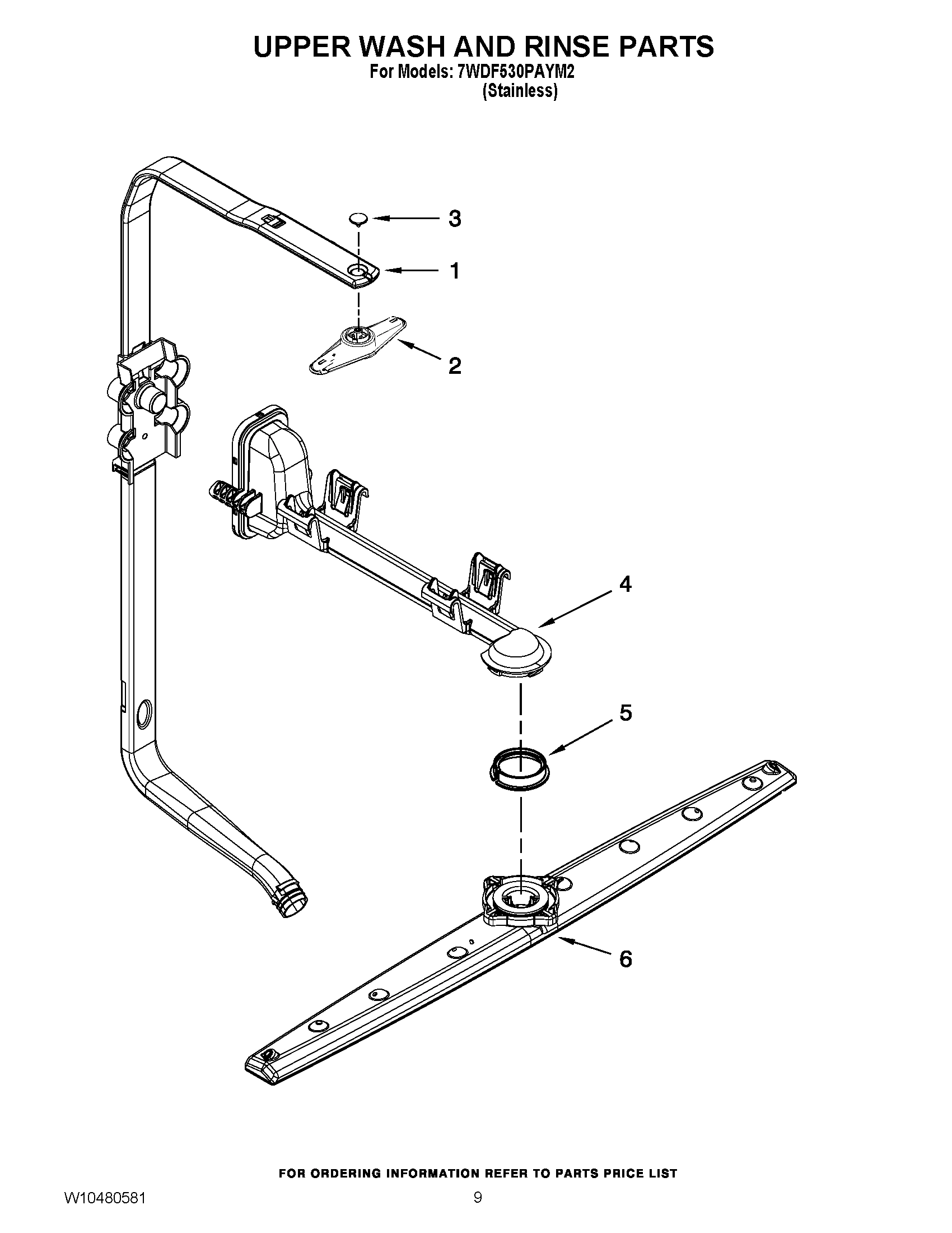 07 - UPPER WASH AND RINSE PARTS