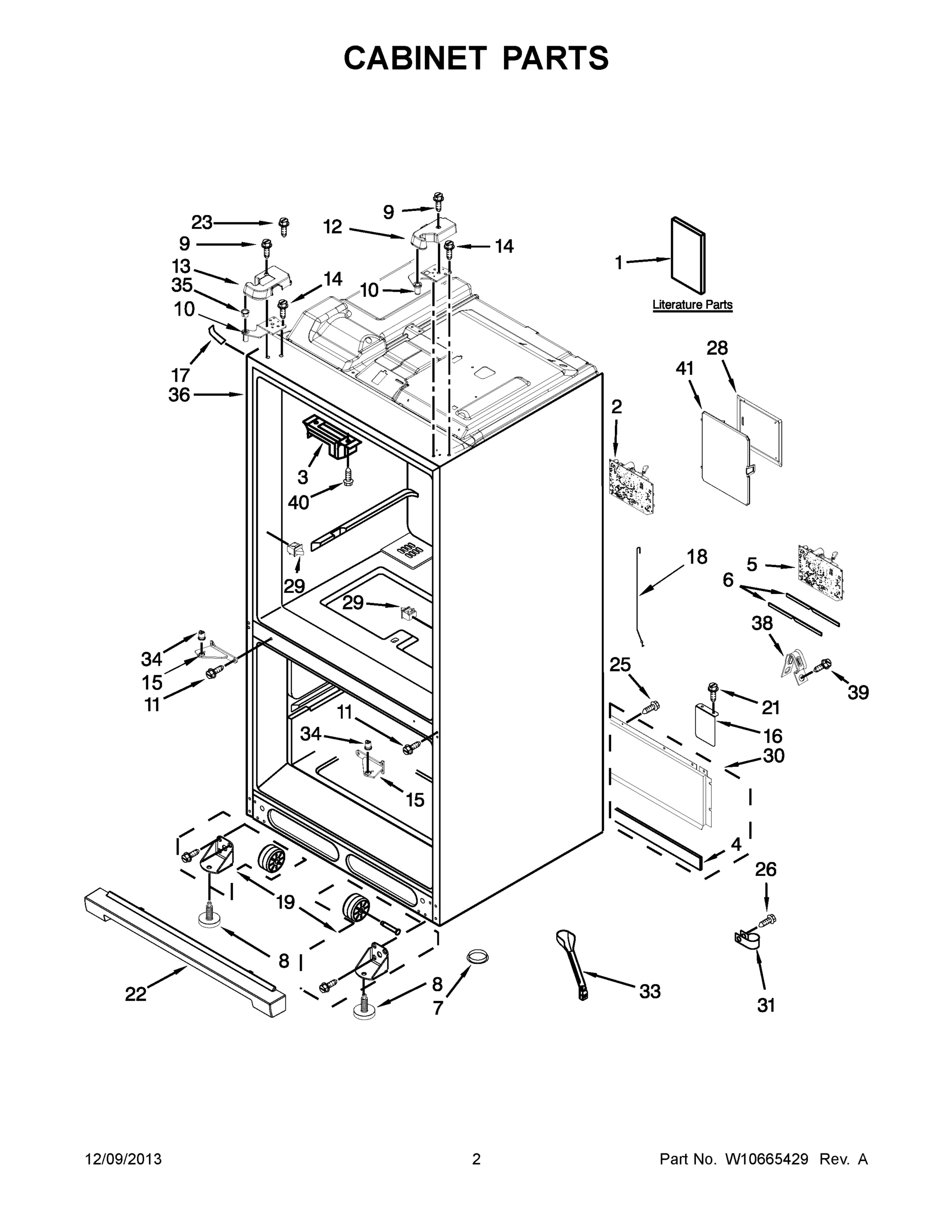 02 - CABINET PARTS