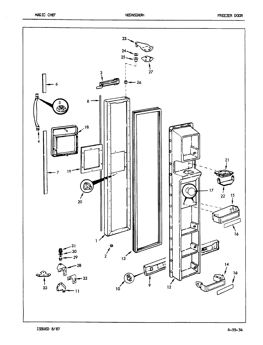 02 - FREEZER DOOR