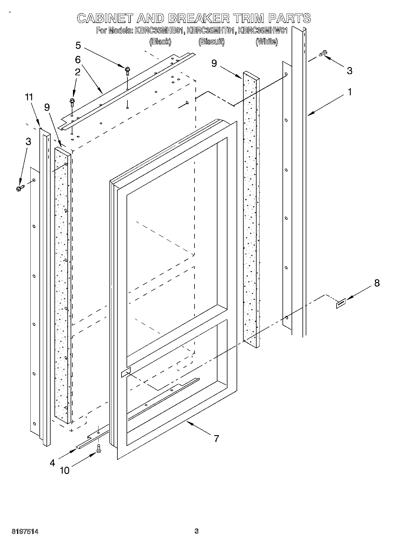 02 - CABINET AND BREAKER TRIM