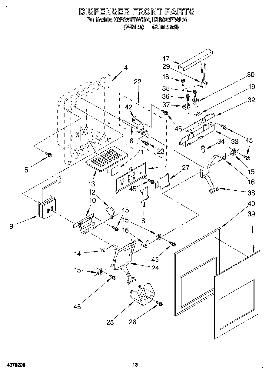 08 - DISPENSER FRONT