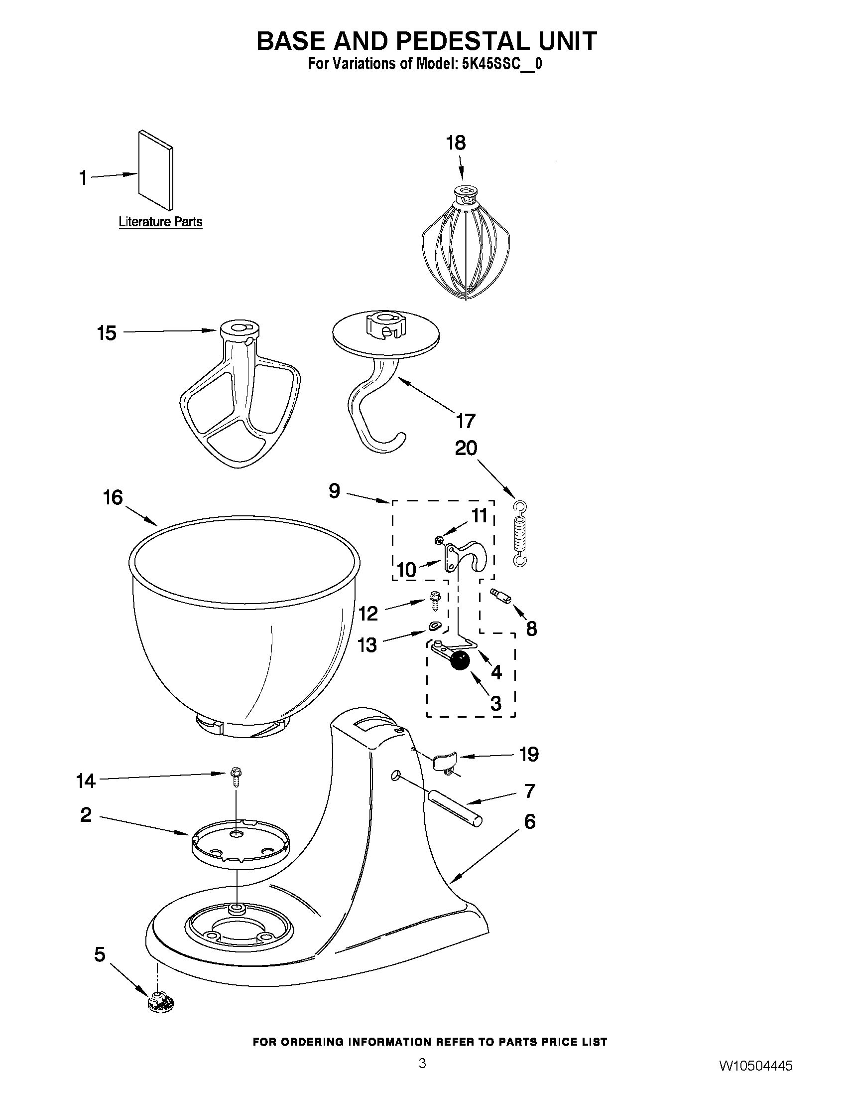 02 - BASE AND PEDESTAL UNIT