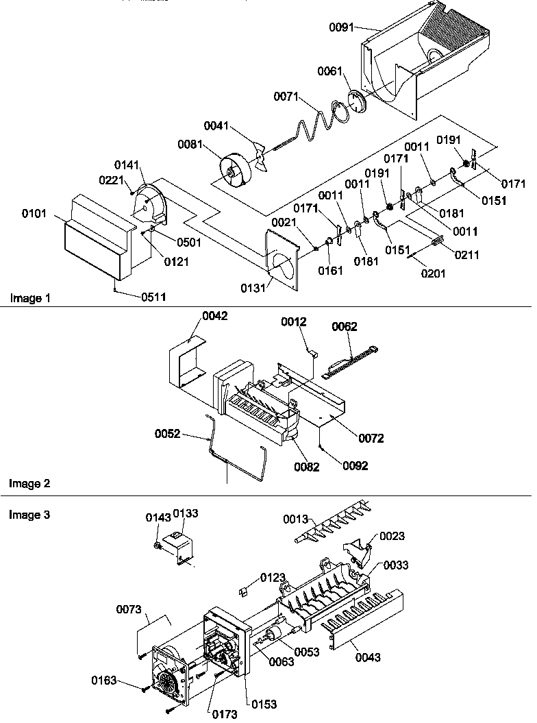 08 - ICE BUCKET AUGER, IM & IM PARTS