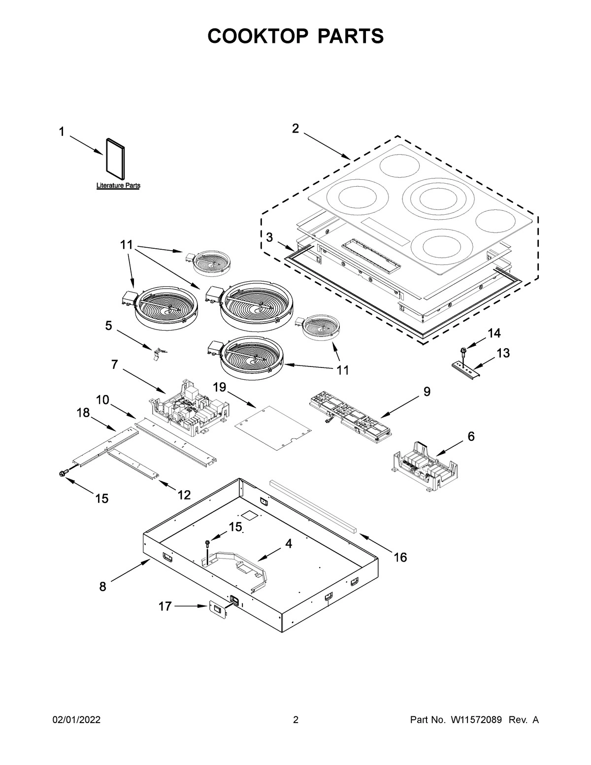 02 - COOKTOP PARTS