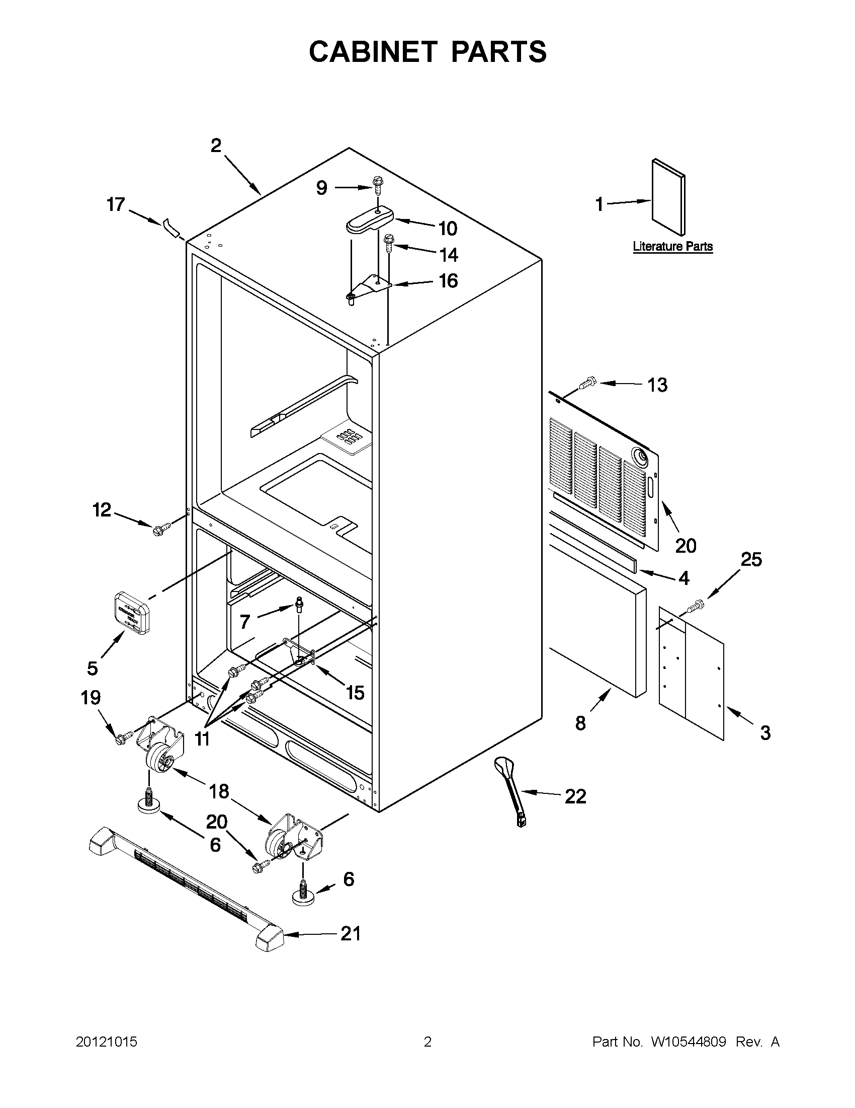 01 - CABINET PARTS