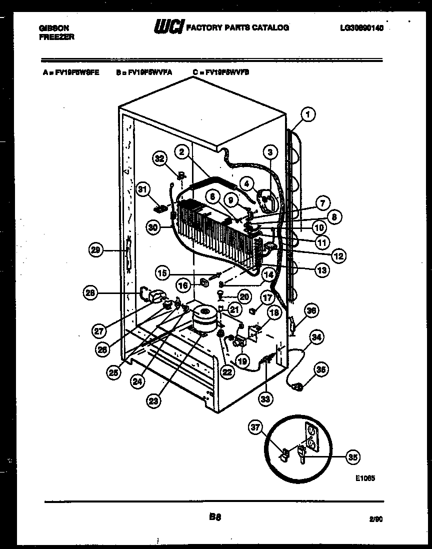 05 - SYSTEM AND AUTOMATIC DEFROST PARTS
