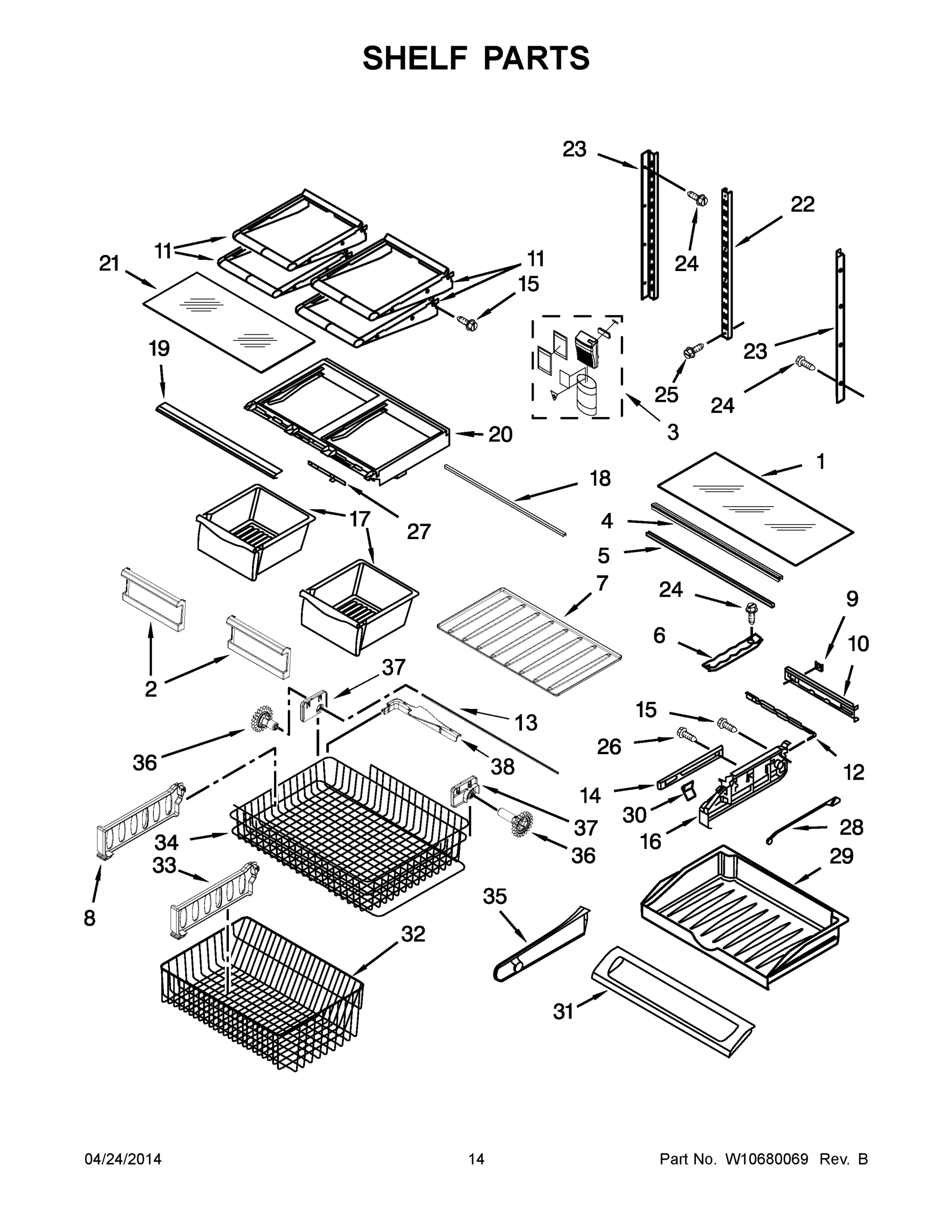 08 - SHELF PARTS