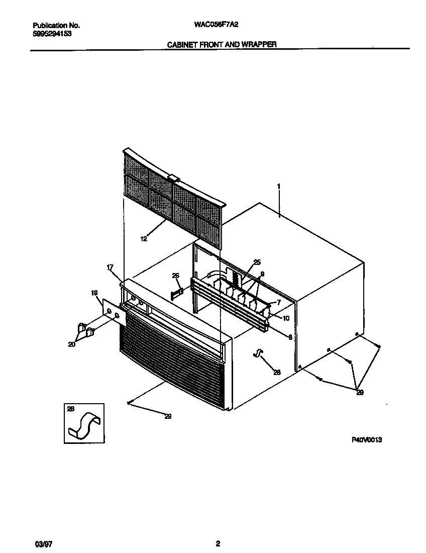 02 - CABINET FRONT AND WRAPPER