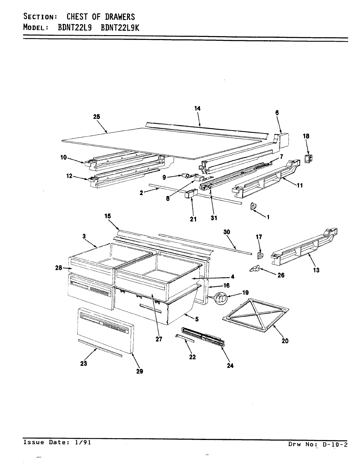 01 - CHEST OF DRAWERS