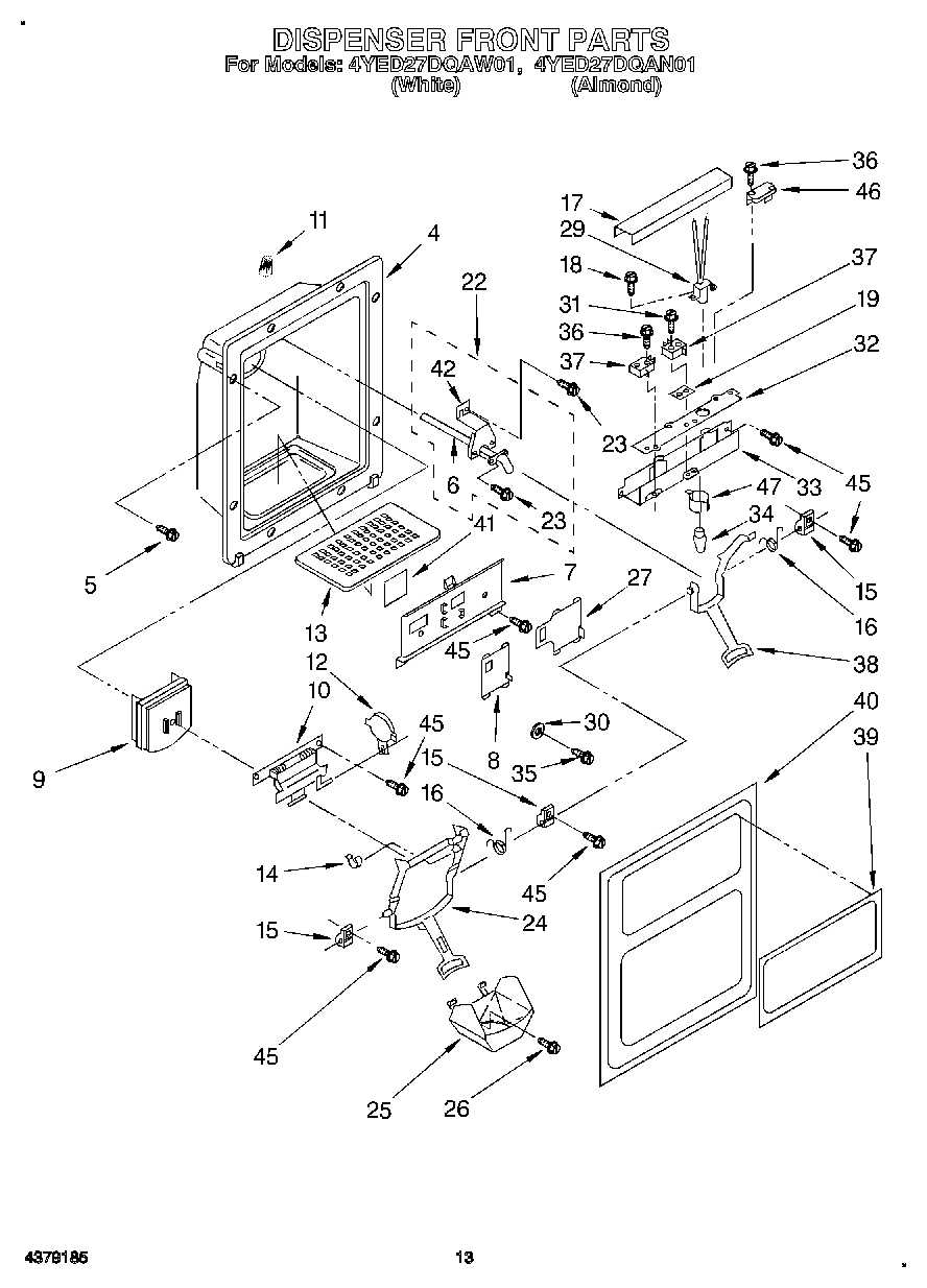 08 - DISPENSER FRONT