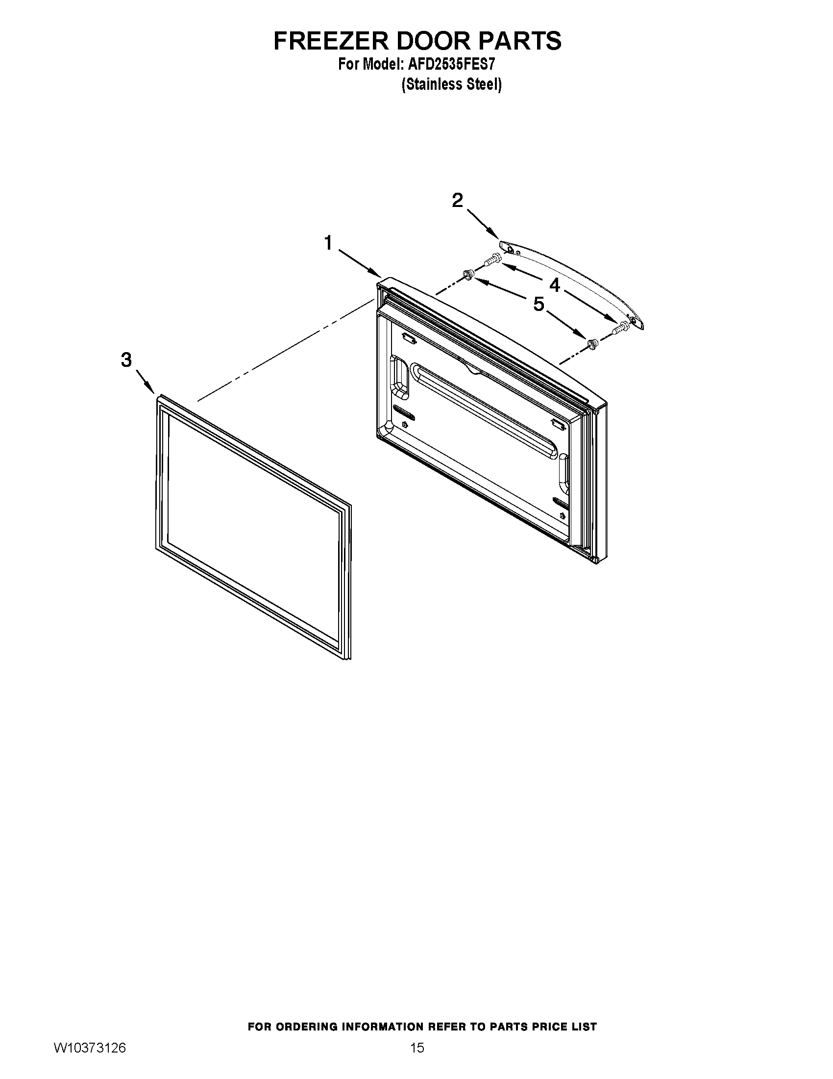 08 - FREEZER DOOR PARTS