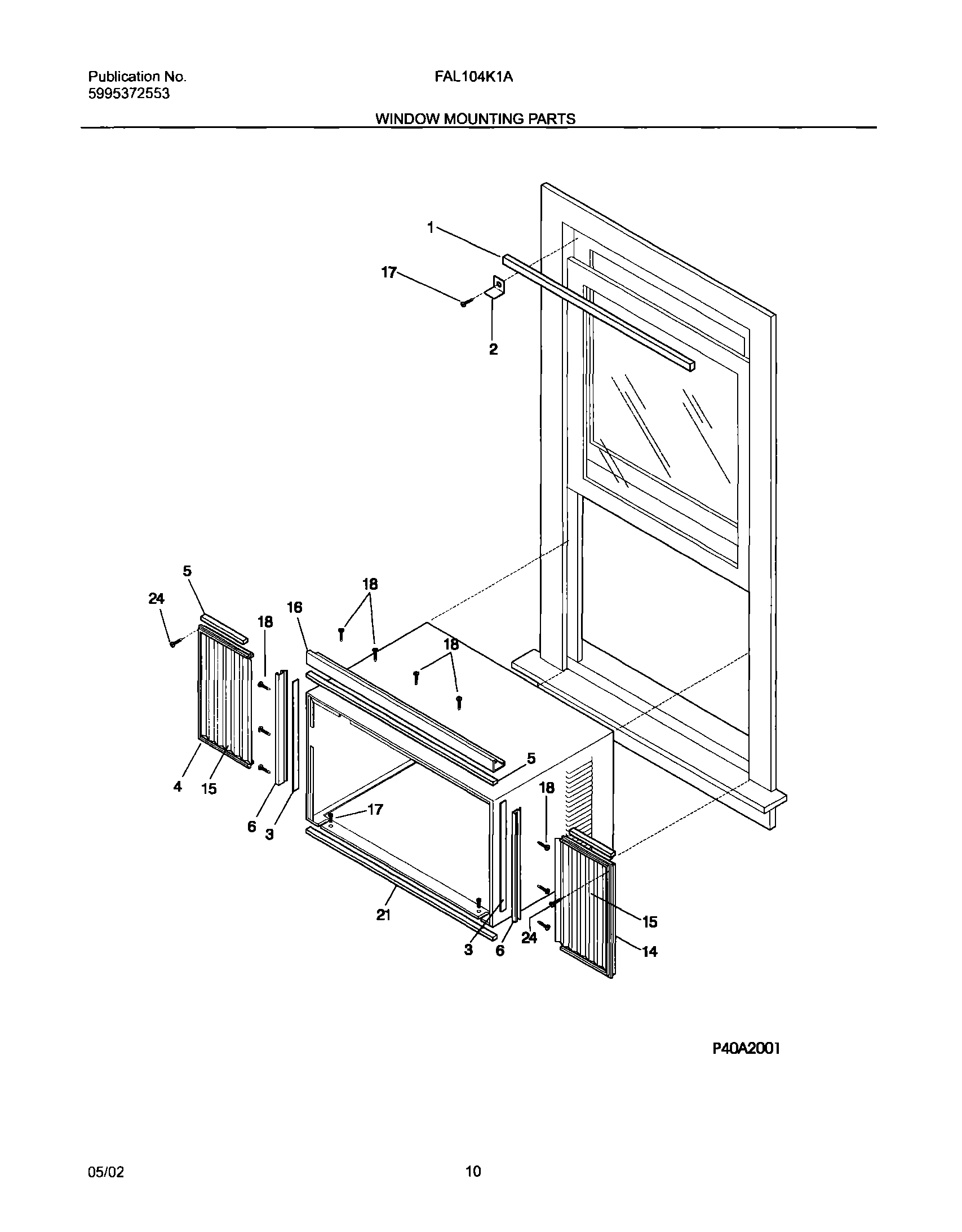 11 - WINDOW MOUNTING PARTS
