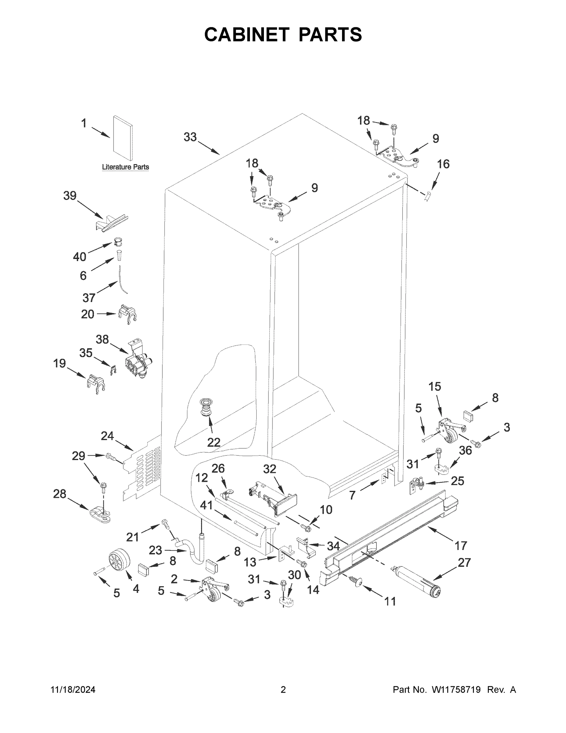 02 - CABINET PARTS