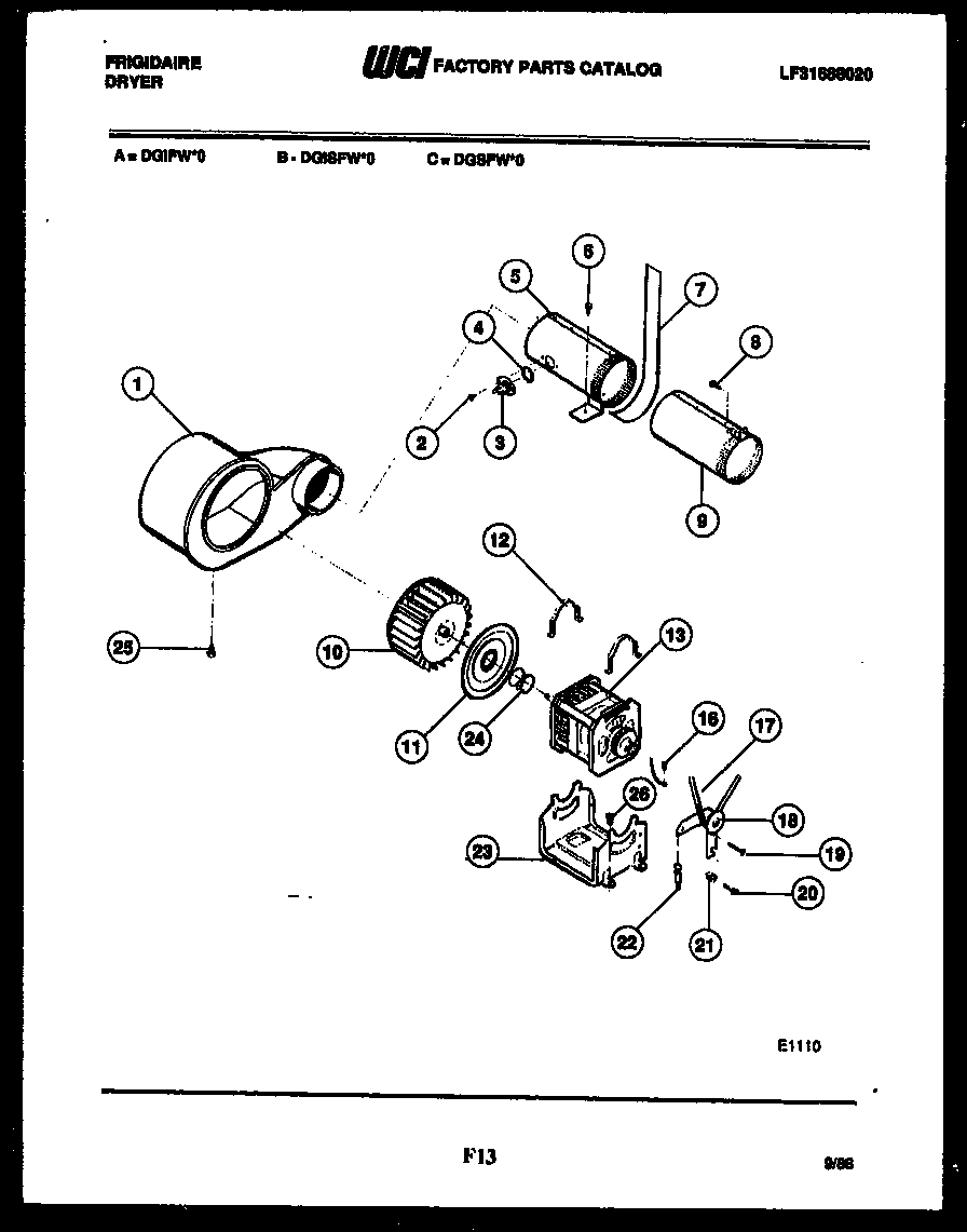 05 - MOTOR AND BLOWER PARTS