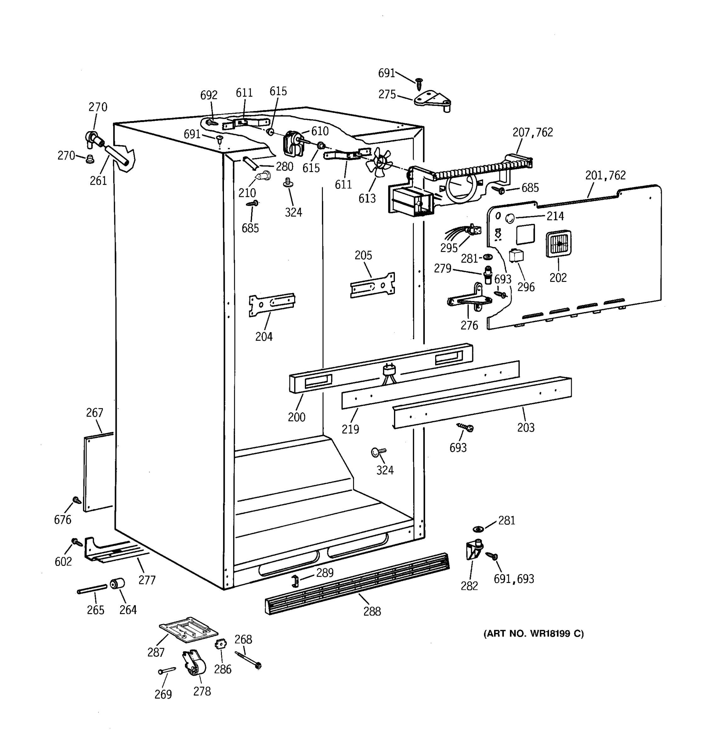 CABINET PARTS