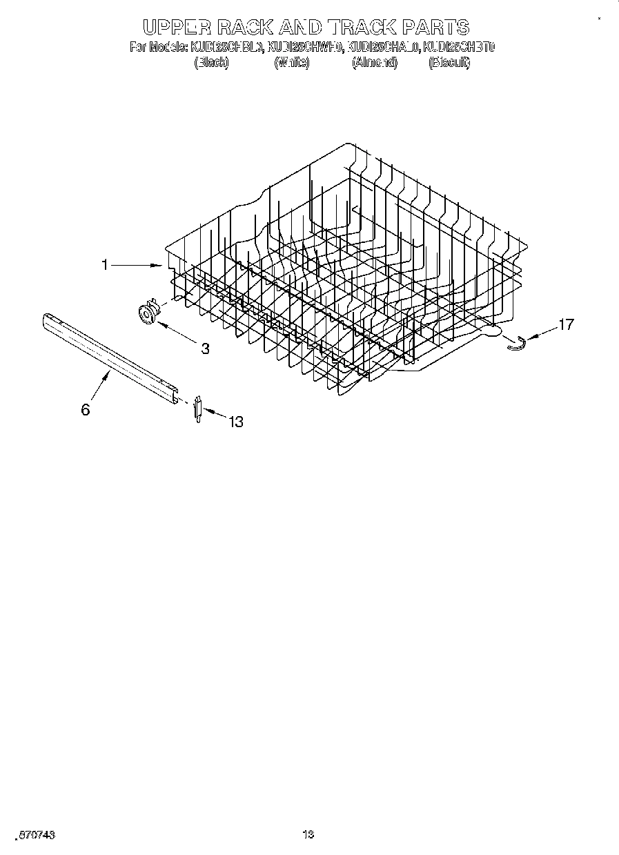 10 - UPPER RACK AND TRACK