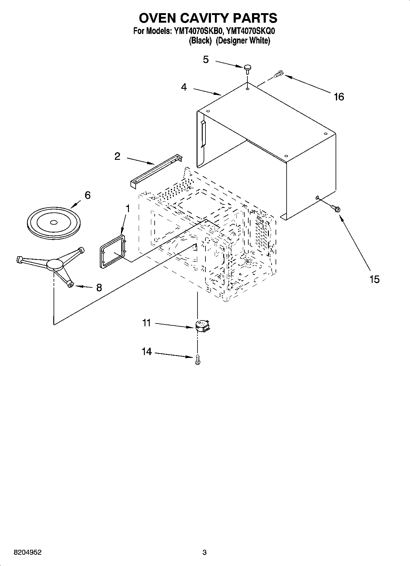 03 - OVEN CAVITY PARTS