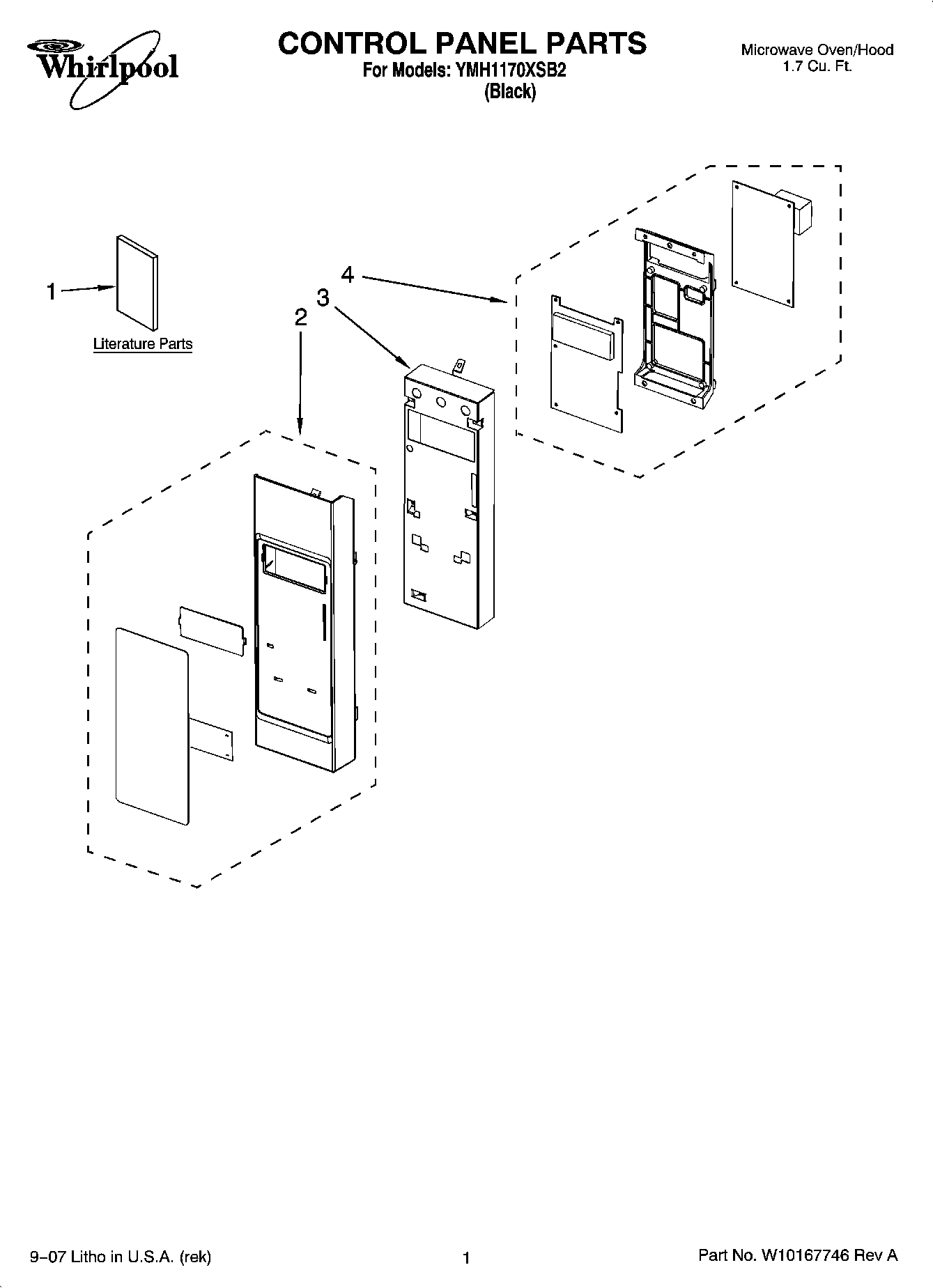 01 - CONTROL PANEL PARTS
