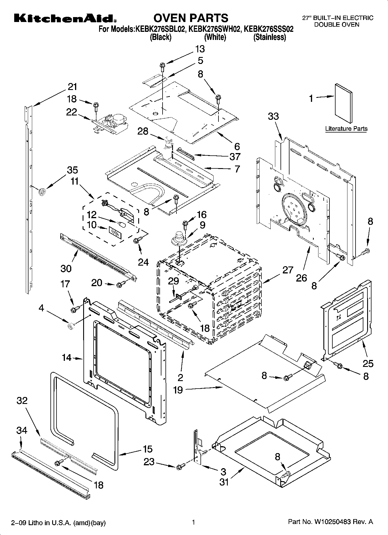 01 - OVEN PARTS